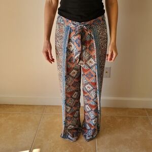 Elevenses Multicolor Patterned Wide Pants 2